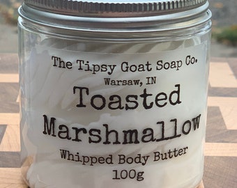 Toasted Marshmallow (Marshmallow Fireside Type) Whipped Body Butter