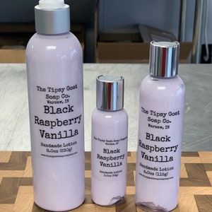 Black Raspberry Vanilla Handmade Lotion