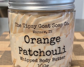 Orange Patchouli Whipped Body Butter