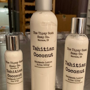 Tahitian Coconut Handmade Lotion