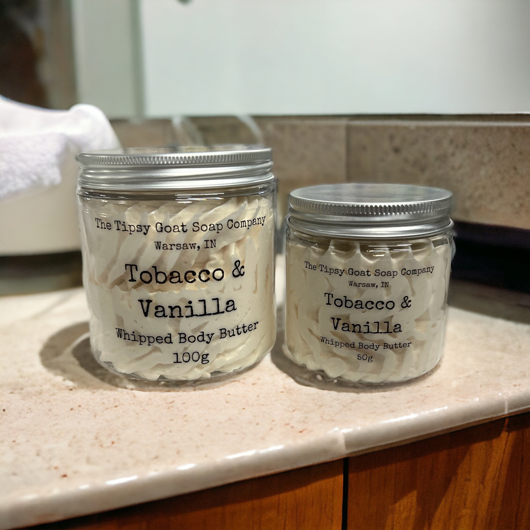 tipsy tobacco Tobacco & Vanilla Whipped Body Butter