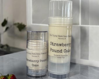 Strawberry Pound Cake Handmade Deodorant