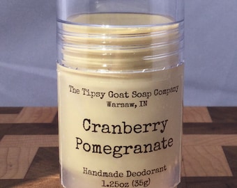 Cranberry Pomegranate Handmade Deodorant