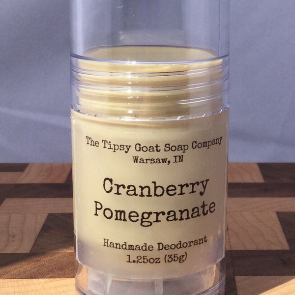 Cranberry Pomegranate Handmade Deodorant