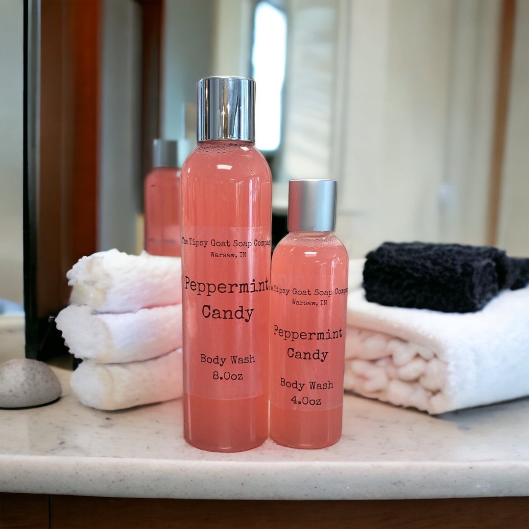 Peppermint Candy Body Wash Etsy