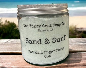 Sand & Surf Foaming Sugar Scrub | Sugar Whipped Soap