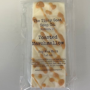 Toasted Marshmallow Soy Wax Melt Snap Bar