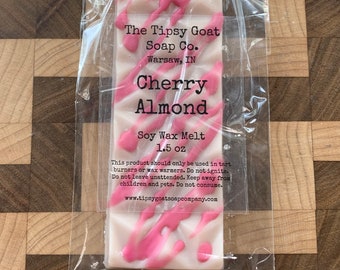 Cherry Almond Soy Wax Melt Snap Bar