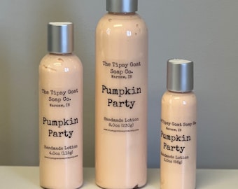 Pumpkin Party Handmade Lotion