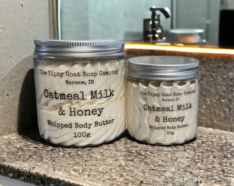 Oatmeal Milk & Honey Whipped Body Butter