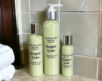 Ginger Lime Handmade Lotion