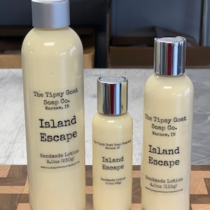 Island Escape Handmade Lotion