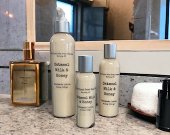 Oatmeal Milk & Honey Handmade Lotion