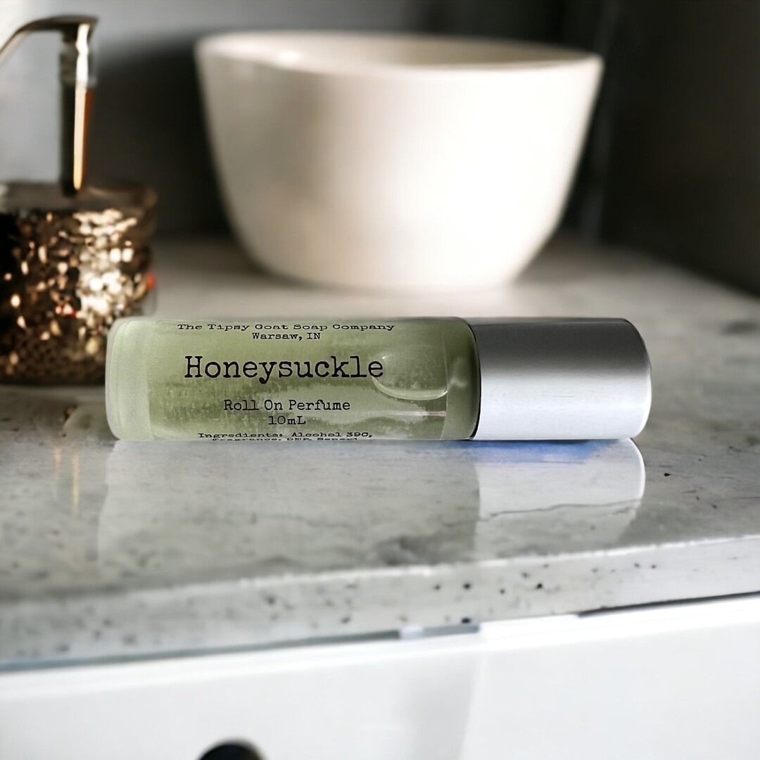 Honeysuckle Vegan Perfume Oil, Roll on 10 ml