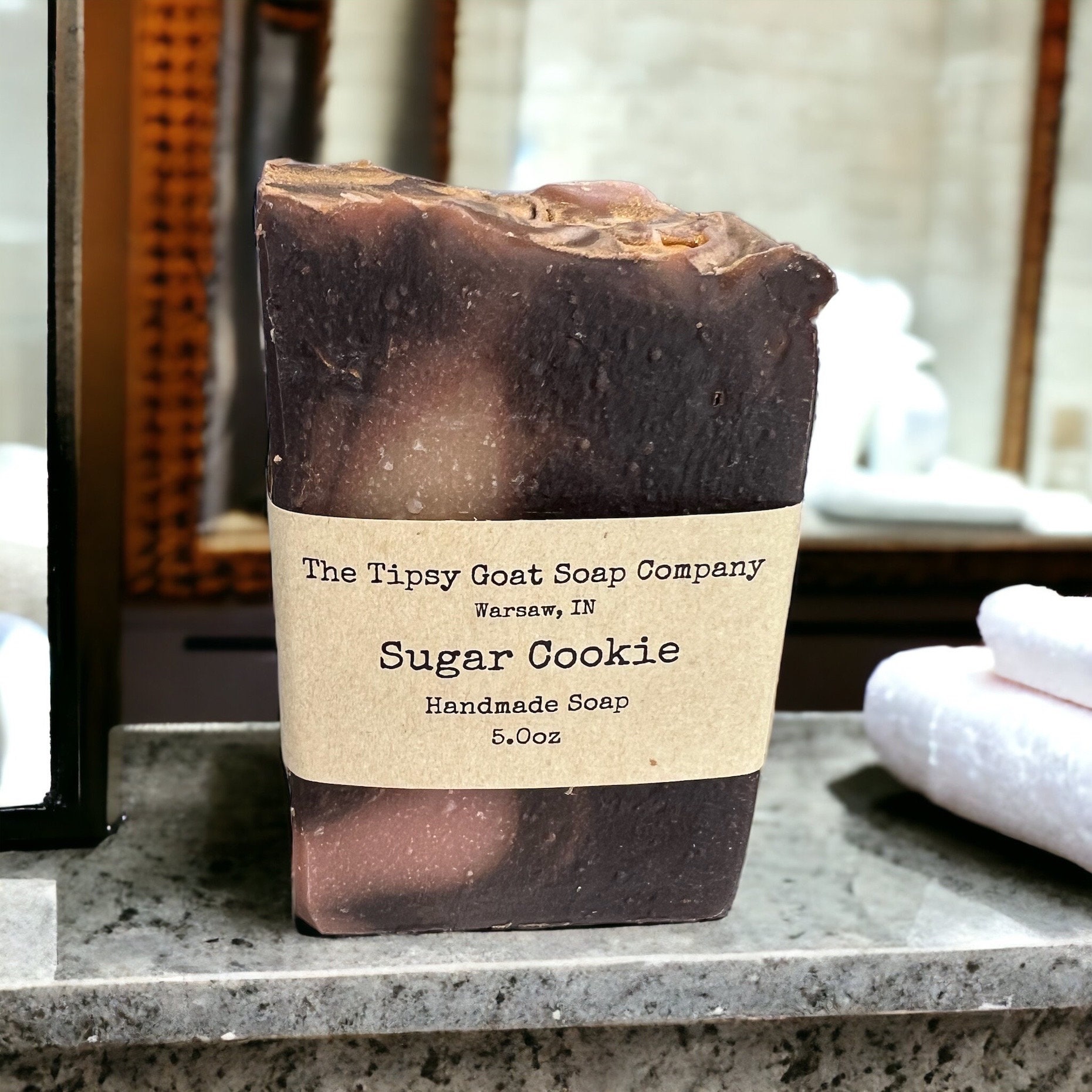 Sugar Cookie Handmade Cold Process Soap made with Goat Milk