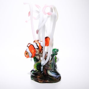 Clown fish with Anemones, &quot;Nemo&quot; - Murano glass