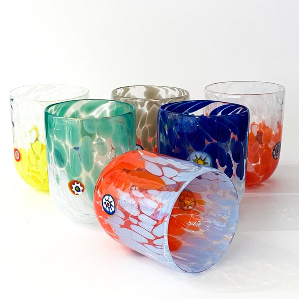Fornasa Glasses Set of Six - Murano Glass