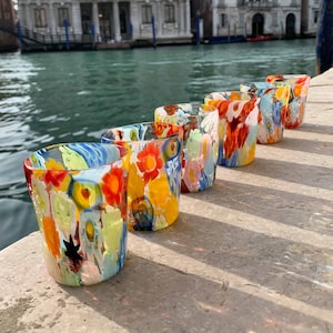 Set Six Shot Glasses Ermanno - Cristal de Murano