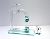 Set cat fish bowl foucet BIG SIZE