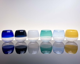 6点セット ベネチアングラス ムラーノグラス ムラーノ イタリア ムラーノグラス ヴェネツィア 6個セット - Etsy 日本