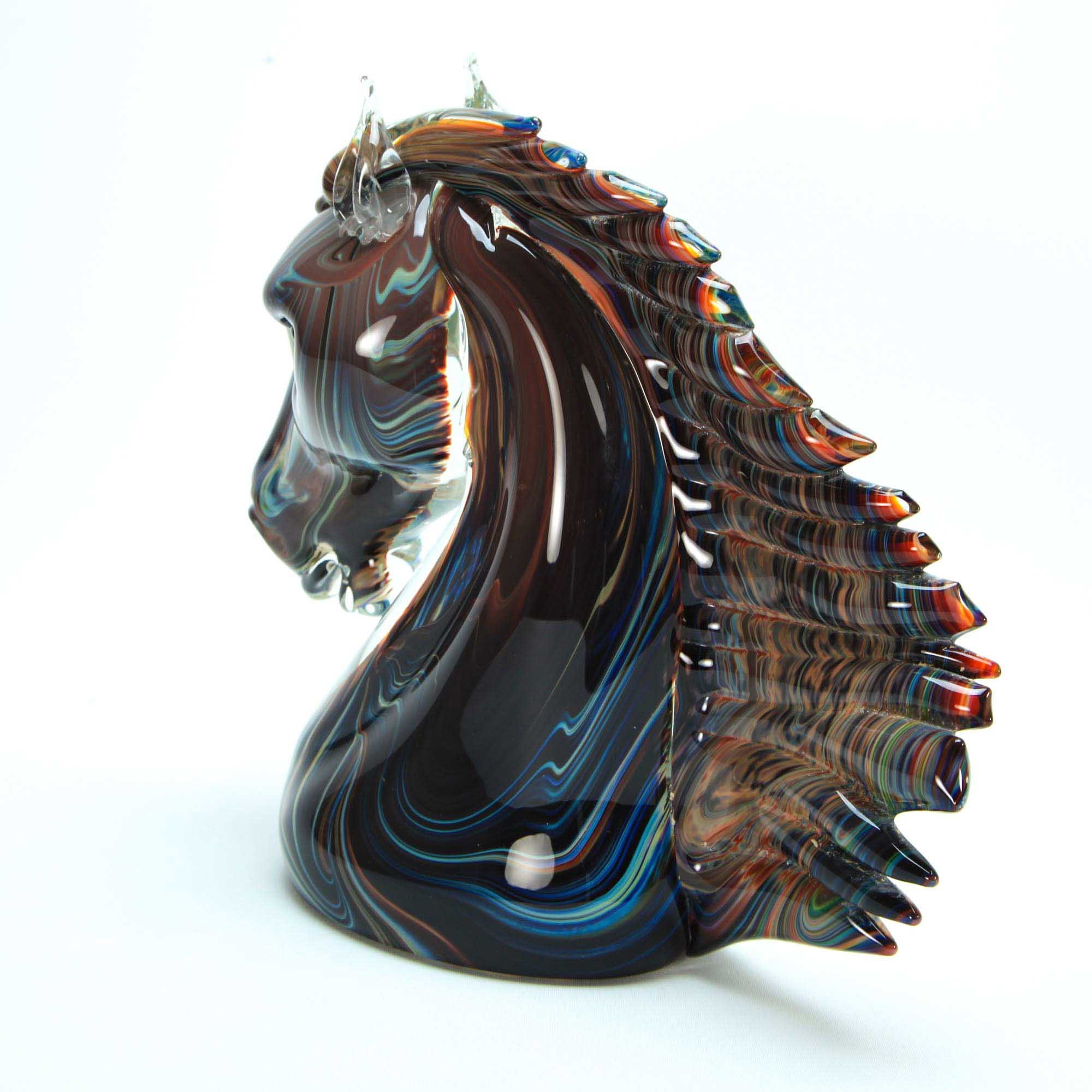 Horse Head Murano Glass - Etsy