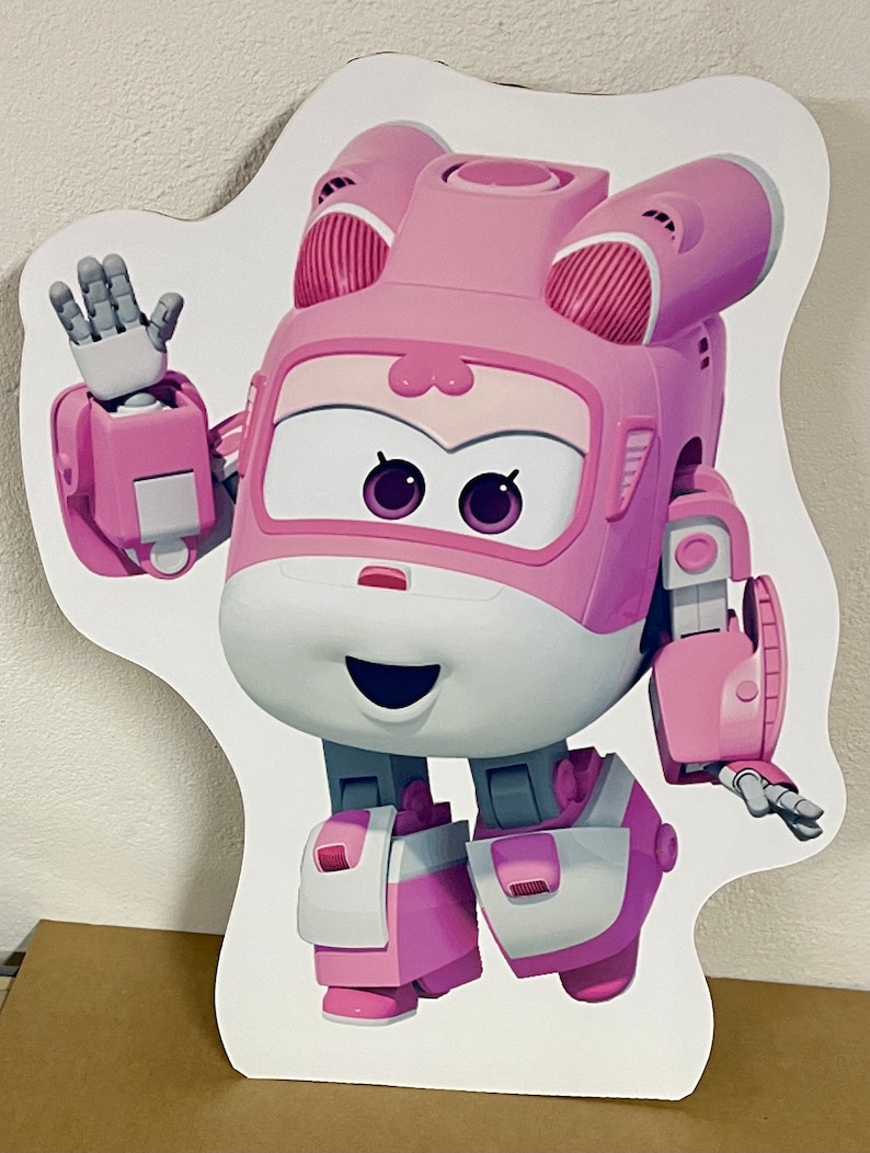 Super Wings character Party Props, 24in tall, Cutouts, Standee Please read full item description image 4