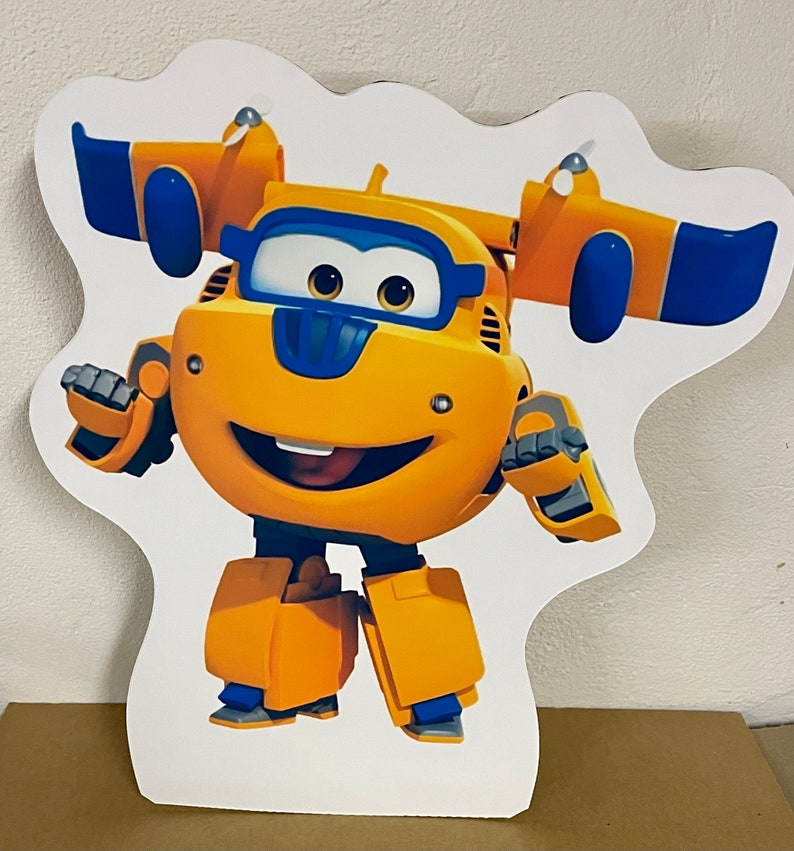 Super Wings character Party Props, 24in tall, Cutouts, Standee Please read full item description image 3