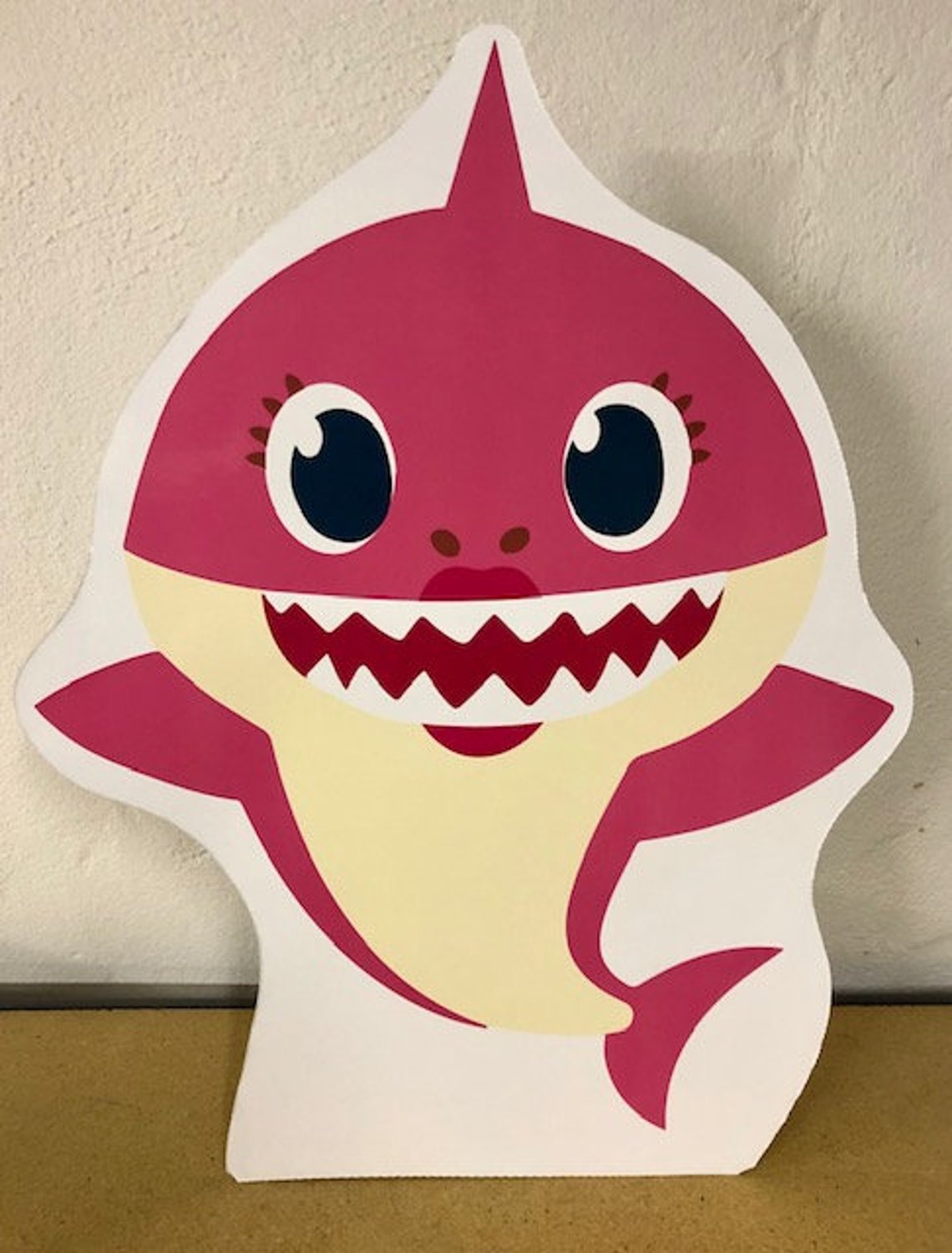 Baby Shark characters Party Prop Cutouts Listing price for Etsy
