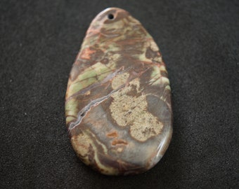 JASPER PENDANT OVAL shape brown and beige