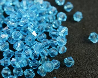 25 TOPS 4mm crystal TURQUOISE BLUE N59