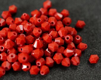 25 an der Spitze 4 mm Crystal Red N35