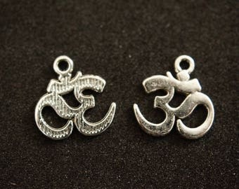 Chinese silver letter charm