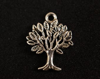 Tree of life charm in silver metal N34