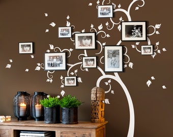 Large Family Tree Wall Decals Trees Decal Nursery Tree Wall Decals, Tree mural, Vinyl Wall Decal AM005