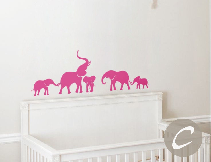 Geckoo Baby Zoo King Elephant Wall Decal - Teal & Ivory Elephant Nursery Wall Sticker (X-Large, 43" H X 33" W) - View #12