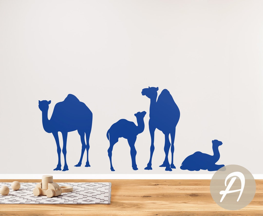Camel Wall Decal Nursery Wall Decal Large Wall Decor With Camel Wall ...