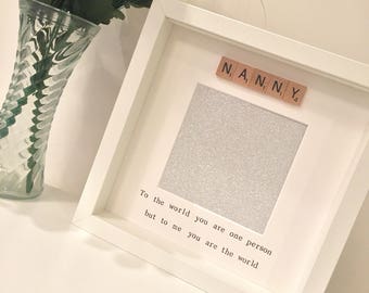 Grandmother Gift, Grandma Mother's Day, Nanny Gift, Mothers Day Frame, Grandma Birthday Gift, Nan Gift, Gift from Grandchildren, New Grandma