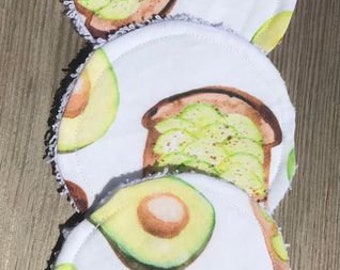 Avocado Toast Cotton Round