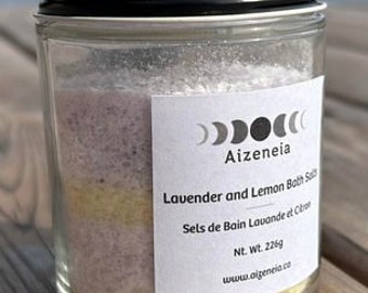 Lavender and Lemon Bath Salts