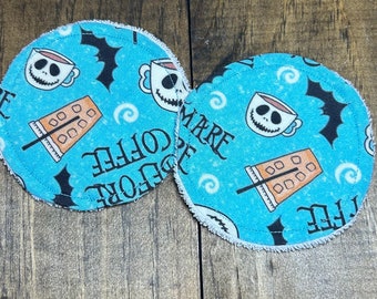 Nightmare Before Coffee Cotton Round