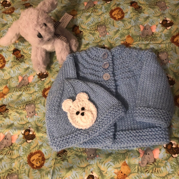 Baby Boy Sweater Set Etsy