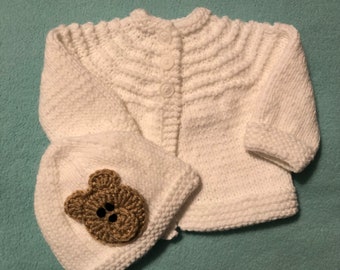 Hand Knit Sweater Set