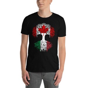 T-shirt unisex a maniche corte canadese coltivata con radici italiane