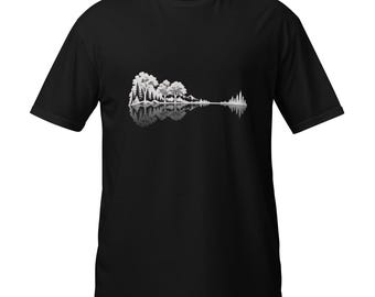 Every Landscape Has a Song T-Shirt, Nature Music Graphic Tee, Guitar Landscape Shirt