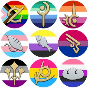 FFXIV Pride Battle Job Buttons!