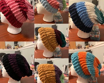 Custom Knit Stripe Beanie