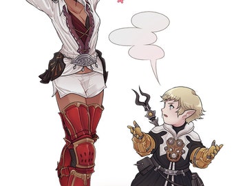 Yda and Papalymo! (print + sticker)