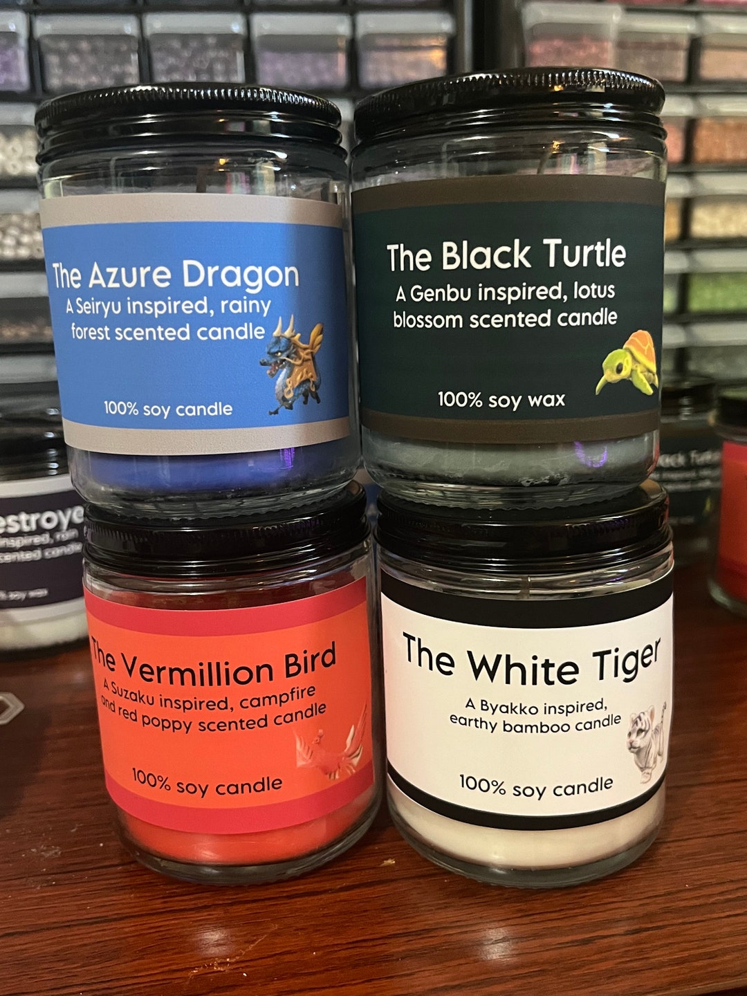 FFXIV Four Lords Themed Candles! Etsy