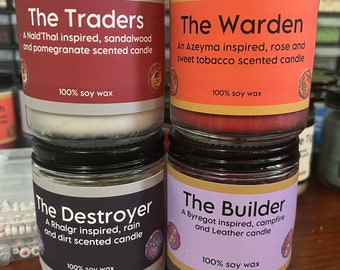 FFXIV The Twelve themed candles!