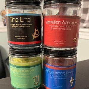 FFXIV Job themed candles!